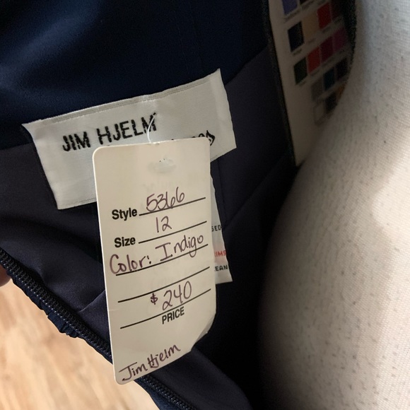 Hayley Paige 5366 indigo size 12 - Picture 6 of 8